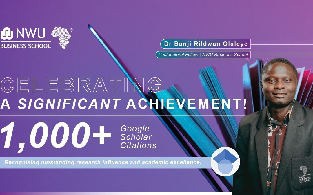 NWU Business School Postdoctoral Fellow Reaches 1,000 Citation Milestone