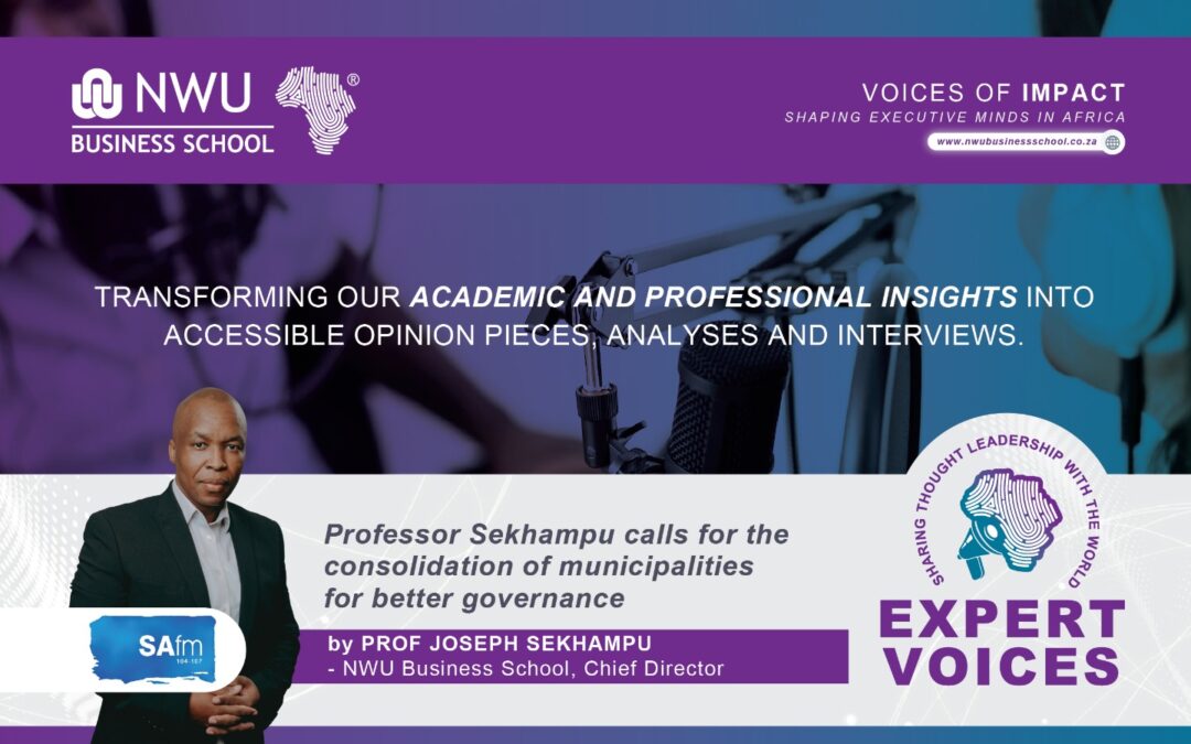 Professor Sekhampu calls for the consolidation of municipalities for better governance