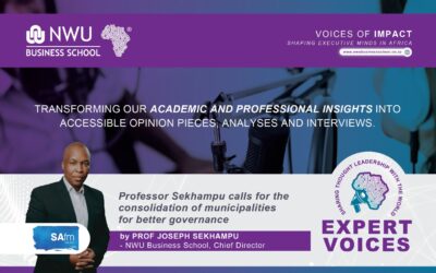 Professor Sekhampu calls for the consolidation of municipalities for better governance